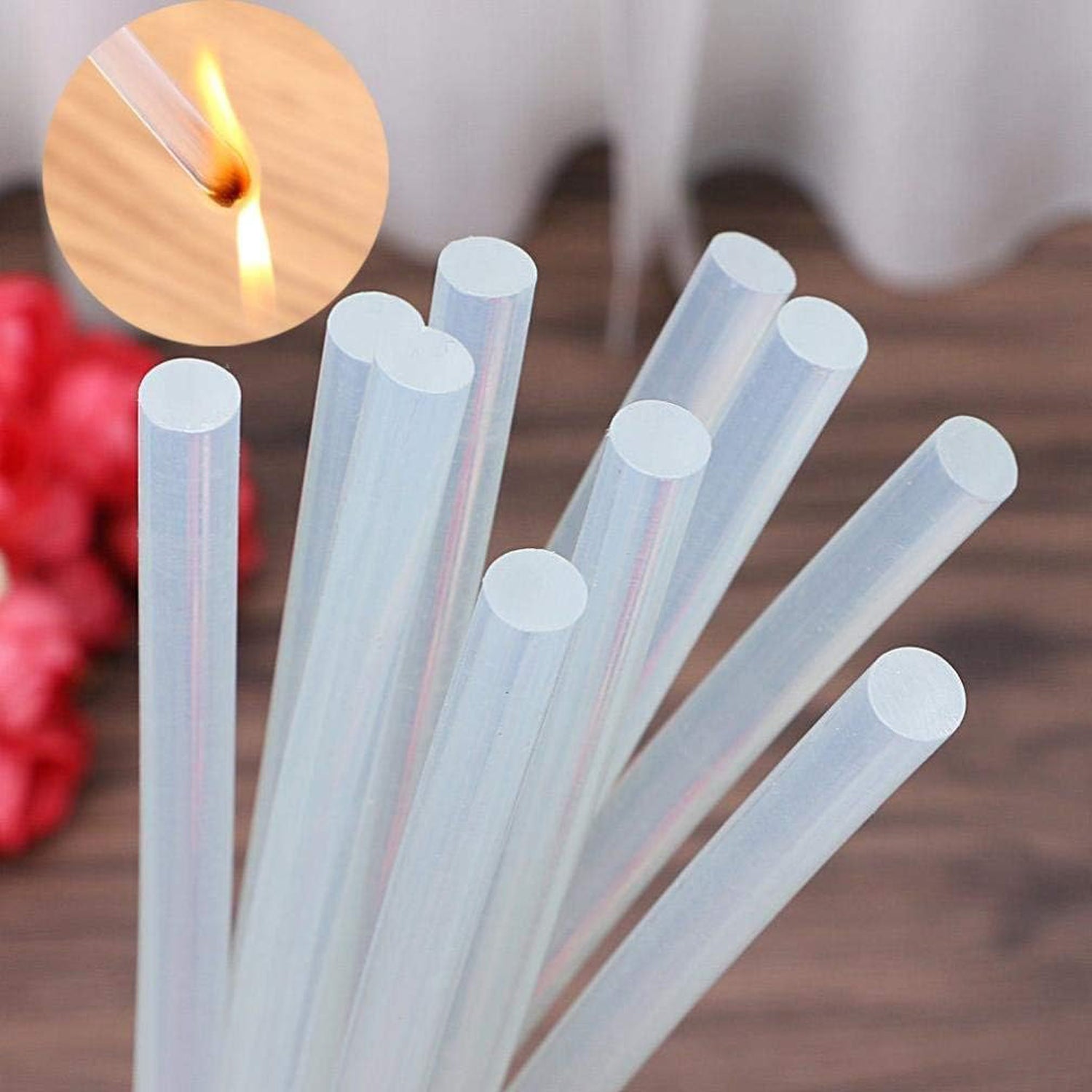 0463 Hot Melt Electric Heating Glue Stick Flexible for DIY, Sealing and Quick Repairs (1 pc) (11mm) DeoDap 0463 Hot Melt Electric Heating Glue Stick Flexible for DIY, Sealing and Quick Repairs (1 pc) (11mm) DeoDap